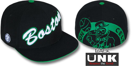 CELTICS STAPLETON SCRIPT  FITTED CAP