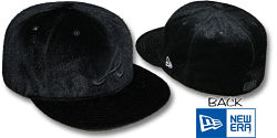 NEW ERA BRAVES PLUSH FUR BLACK FITTED CAP