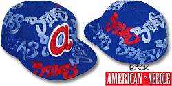 NEW ERA BRAVES GRAFITTI ALL OVER FITTED CAP