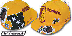 REEBOK REDSKINS COLLAGE FITTED CAP