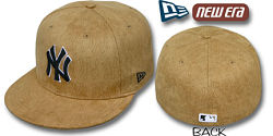 YANKEES SUEDE PINHOLE FITTED CAP