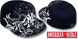 AMERICAN NEEDLE YANKEES GROVING PACO FITTED CAP